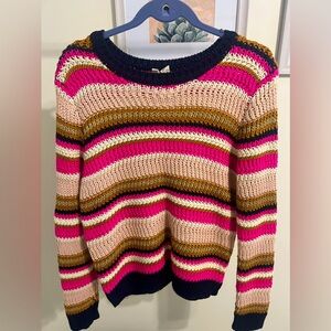 Anthropologie Moth Striped Sweater